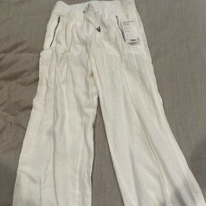 New with tags Athleta Cabo Wide Leg Linen Pant